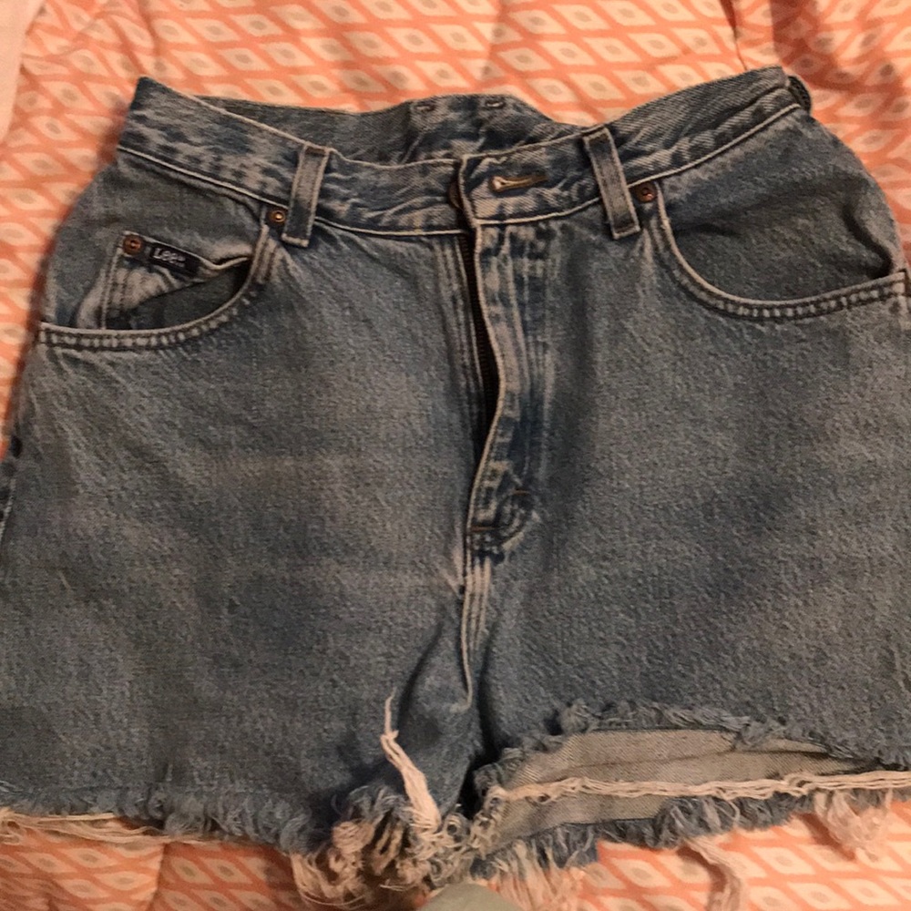 Lee Jeans, High waist/distressed